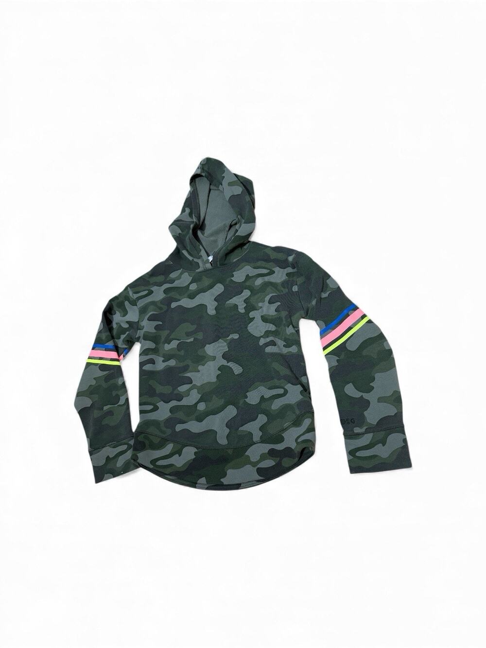 DSG XS Girls Kids Camo Hooded Sweatshirt